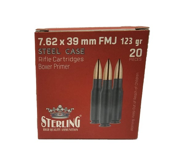 STLG 7.62x39 123FMJ STL SEL 20 - Win Repeating Arms Promotion